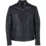 Men's Black Leather Jacket